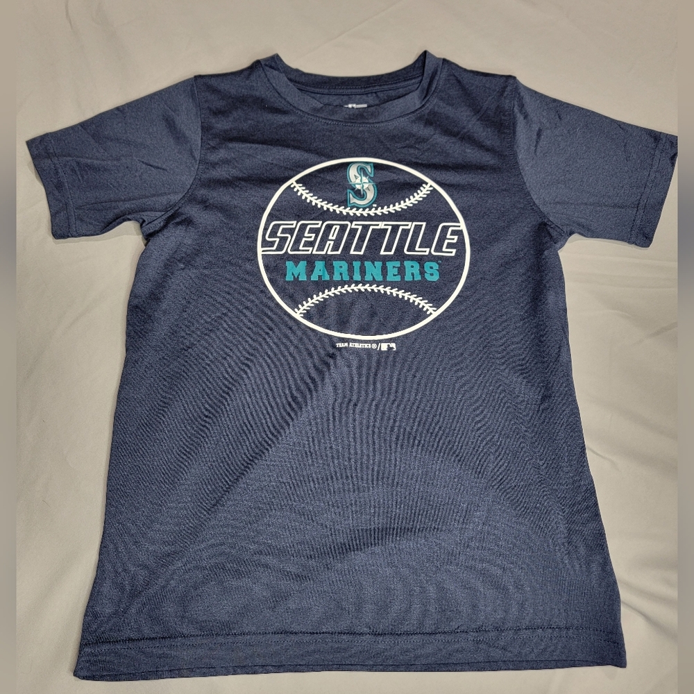 Seattle Mariners Kids Navy Blue T-Shirt